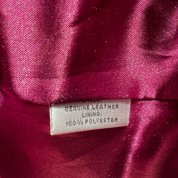 💜Preston & York💜 Fuchsia Genuine Suede Bomber Jacket - Sz XL - Picture 9 of 13